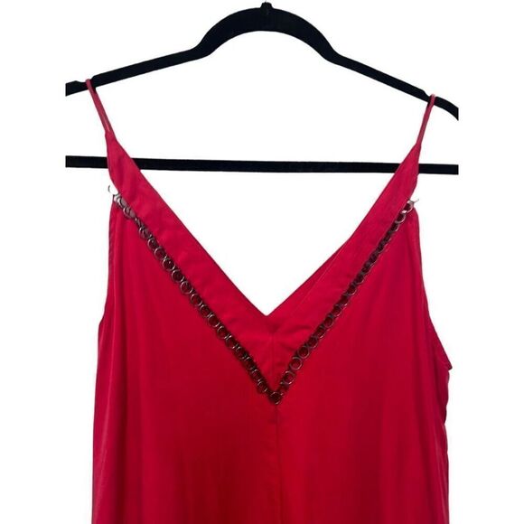 FREE PEOPLE All I Want Oversized V-Neck Asymmetrical Dress Size S Boho Fairy - Picture 9 of 15